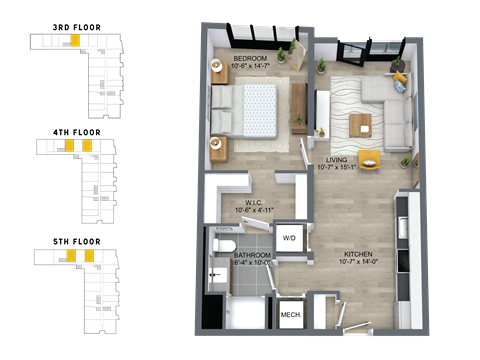 1744 N Western Ave Studio-3 Beds Apartment for Rent - Photo Gallery 25